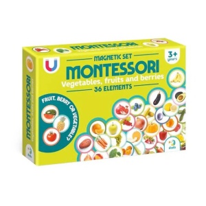 Magnetni set Montessori - voće i povrće