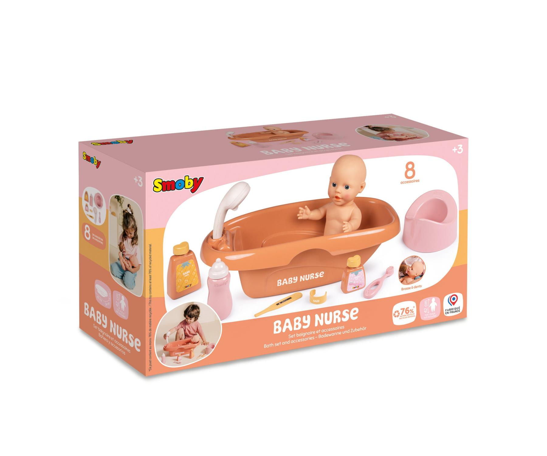 Smoby Baby Nurse Set Za Kupanje Lutaka