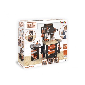 Mega radionica 100 komada alata Black + Decker Smoby