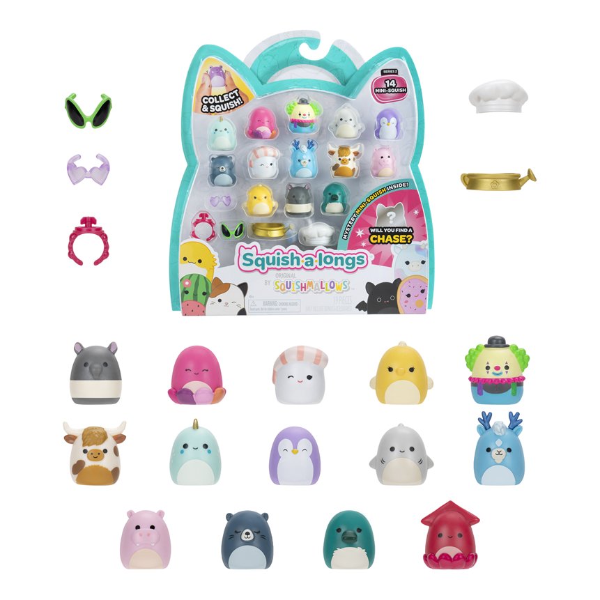 Sqal:Squish-A-Longs 8Pack Style 1W2