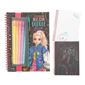 Top Model neonska knjiga crteža s kompletom neonskih olovki