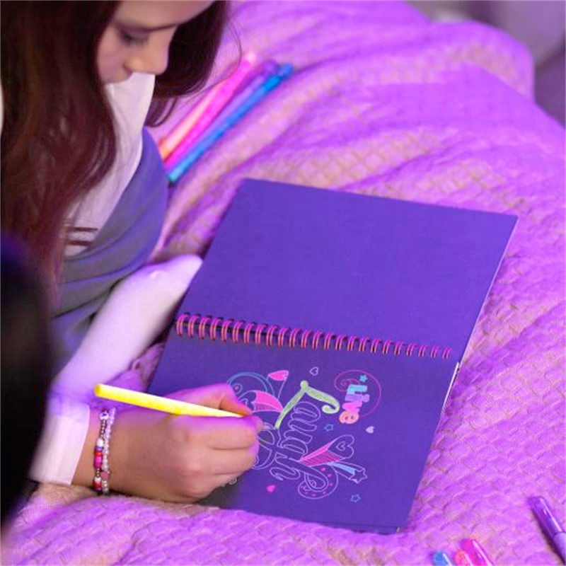 Top Model Neonska Knjiga Crteža S Kompletom Neonskih Olovki