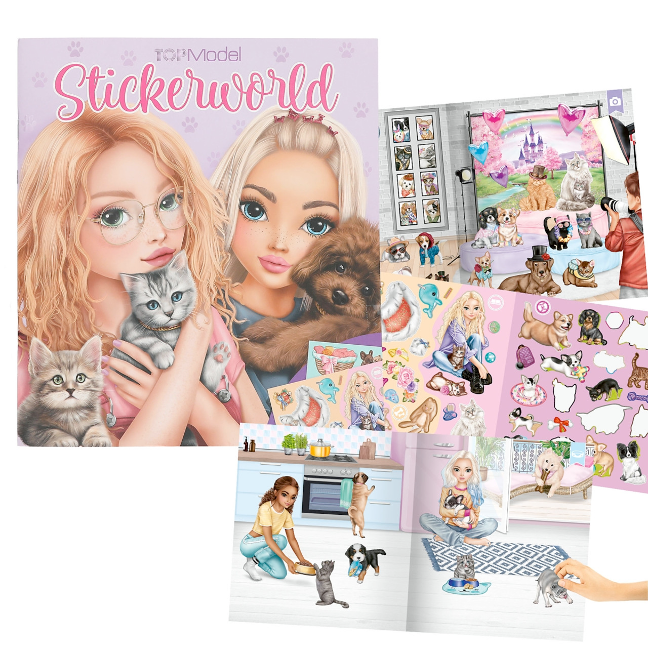 Top Model Svijet Naljepnica Kitty & Dogy