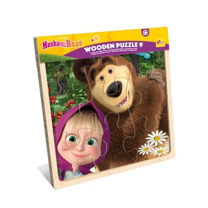Masha drvene puzzle 9