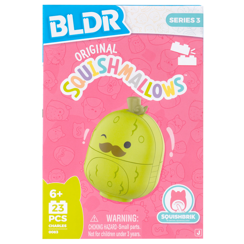 Bldr:Squishmallows Buildable Figure Charles W3