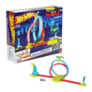 Staza Hot Wheels neonska Superpetlja set