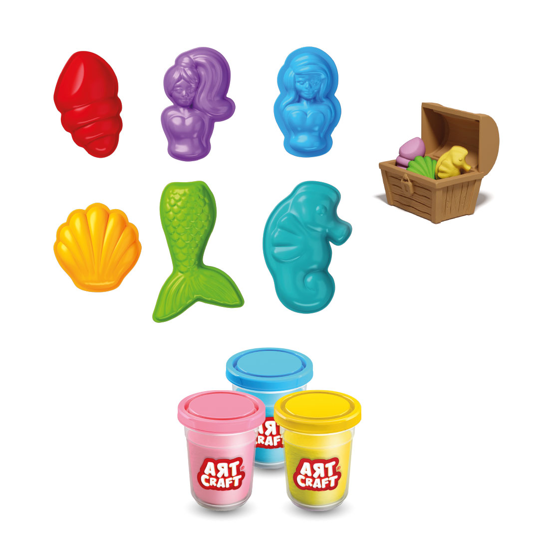 Plastelin Art Craft Mala Sirena