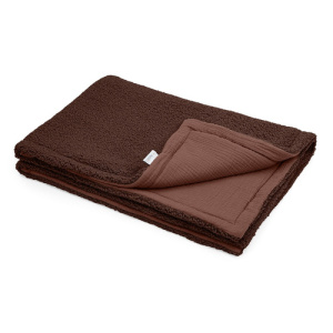 Deka Albero Mio od buklea i muslina Cmb8 smeđa