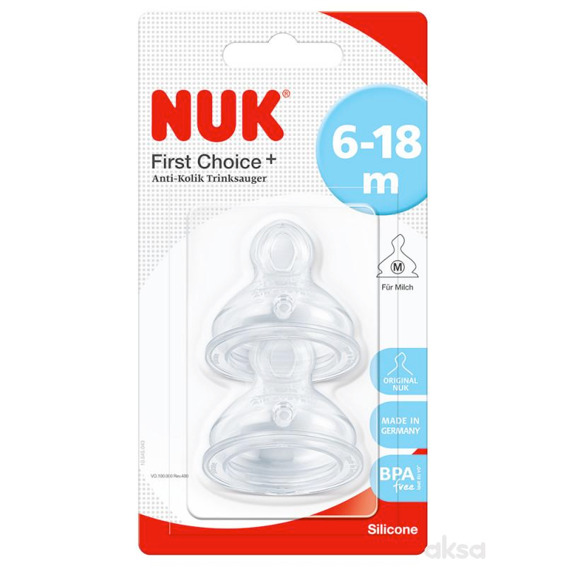 Nuk Fc Plus Sisač Sil Vel 2/2 Kom. M