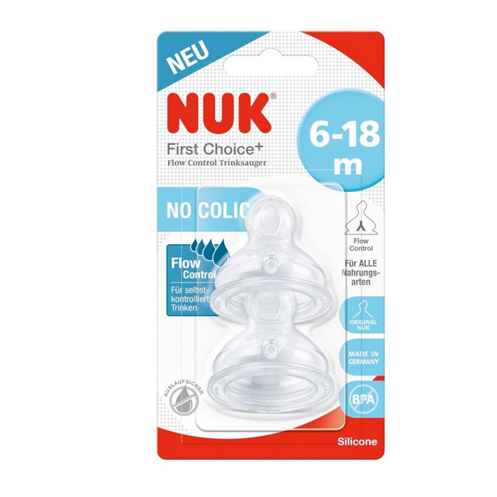 Nuk Fc Plus Sisač Sil Vel 2/2 Kom.Control Flow
