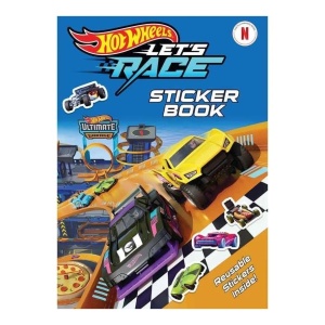 Knjiga naljepnica Hot Wheels Sticker Book