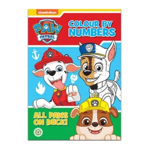 Bojanka Paw Patrol Bojanje s brojevima