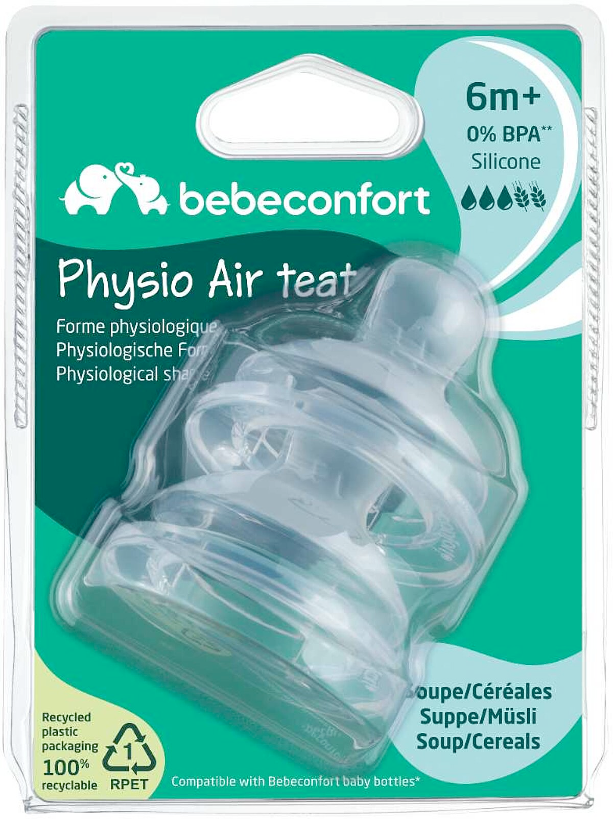 Bbc Physair Silikonske Dude Za Bočice 6Mj+ 3102202250