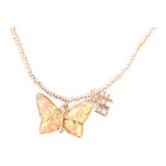 Ogrlica Great Pretenders BFF Pink Butterfly Share & Tear 86113 - Image 3