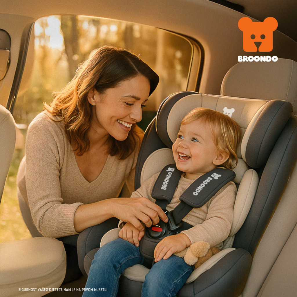 Broondo Ds-Cx All In One Autosjedalo S Isofixom Siva