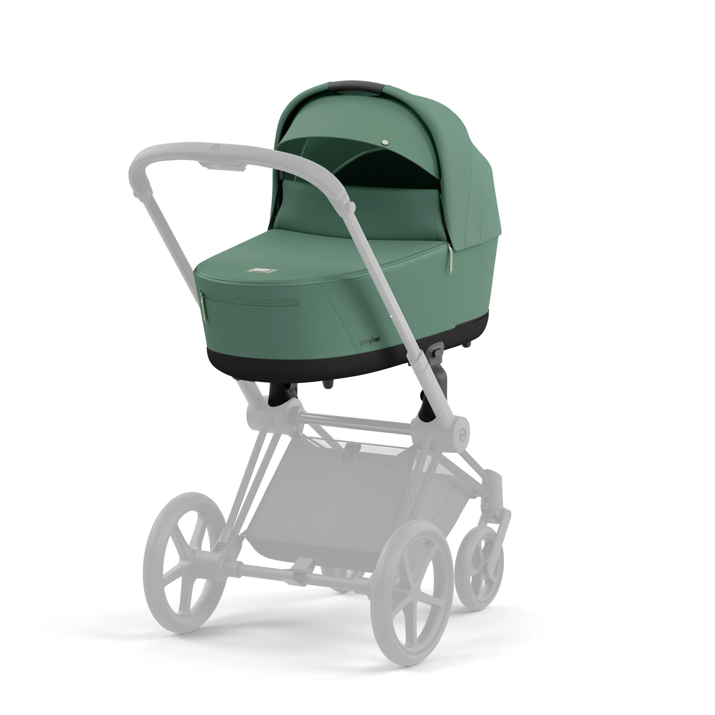 Cybex Priam Lux Carry Cot R Leaf Green Dark Green