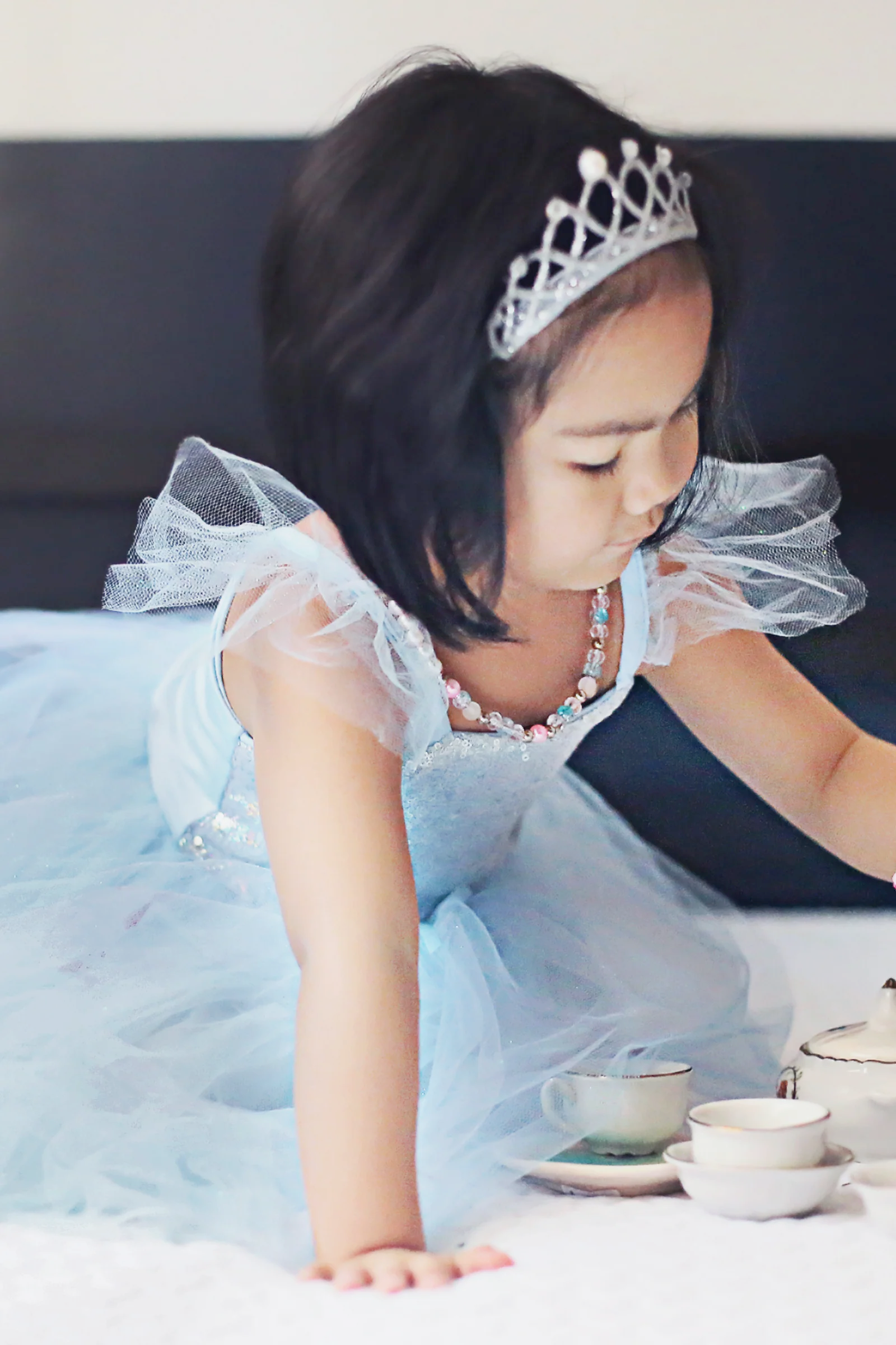 Glitter Princess Kostim Blue 32383