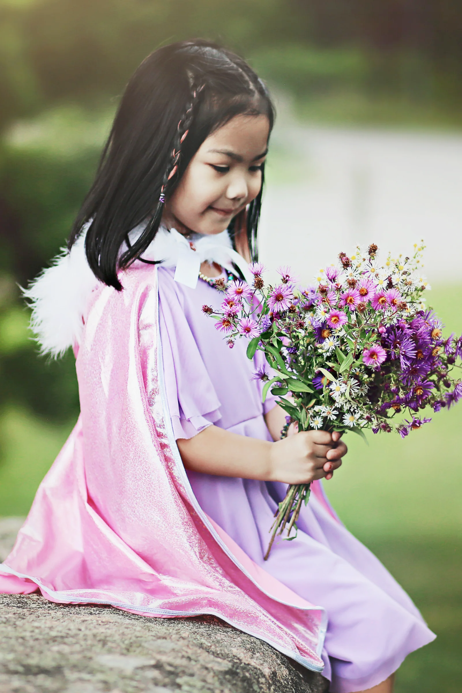 Glitter Princess Plašt Pink 50415