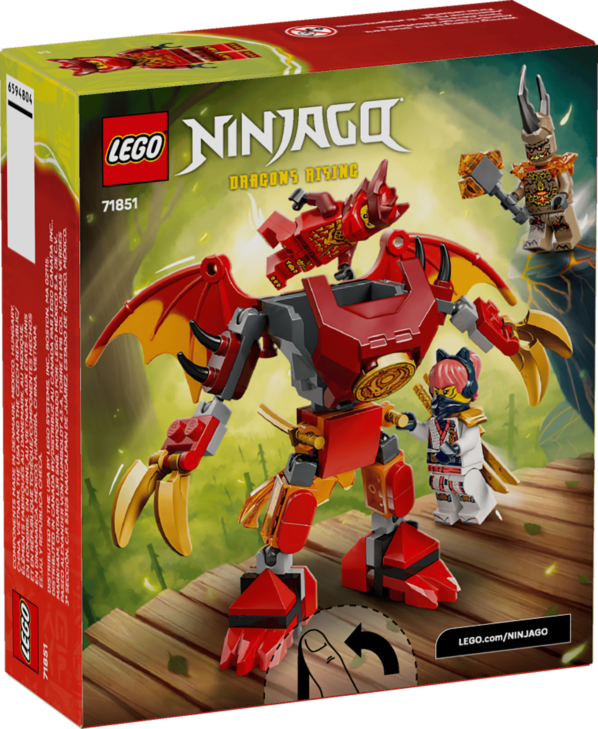 Lego Kais Dragon Mech Battle Pack 71851