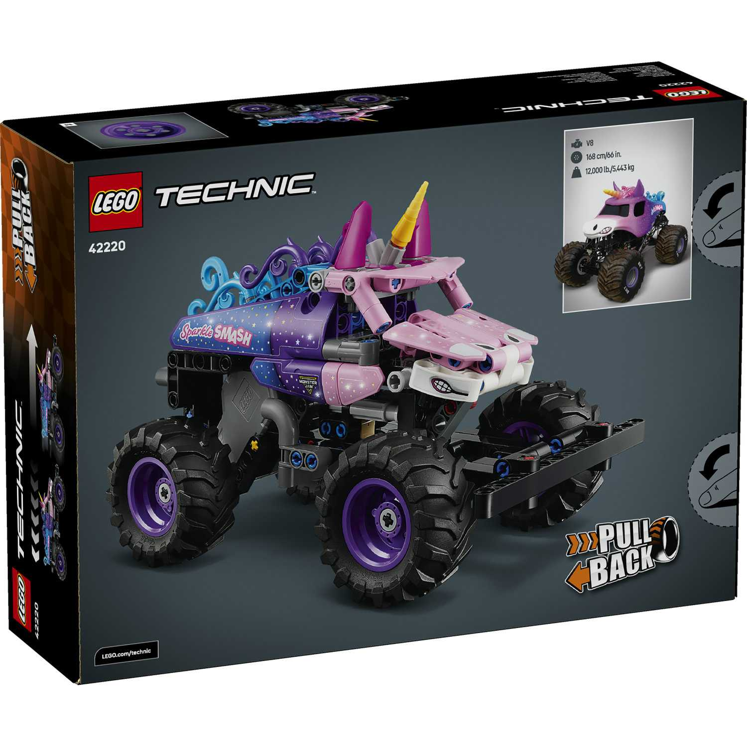Lego Monster Jam Sparkle Smash Na Povlačenje
