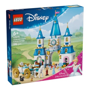 Kockice LEGO Pepeljugin dvorac i kočija s konjem 43275