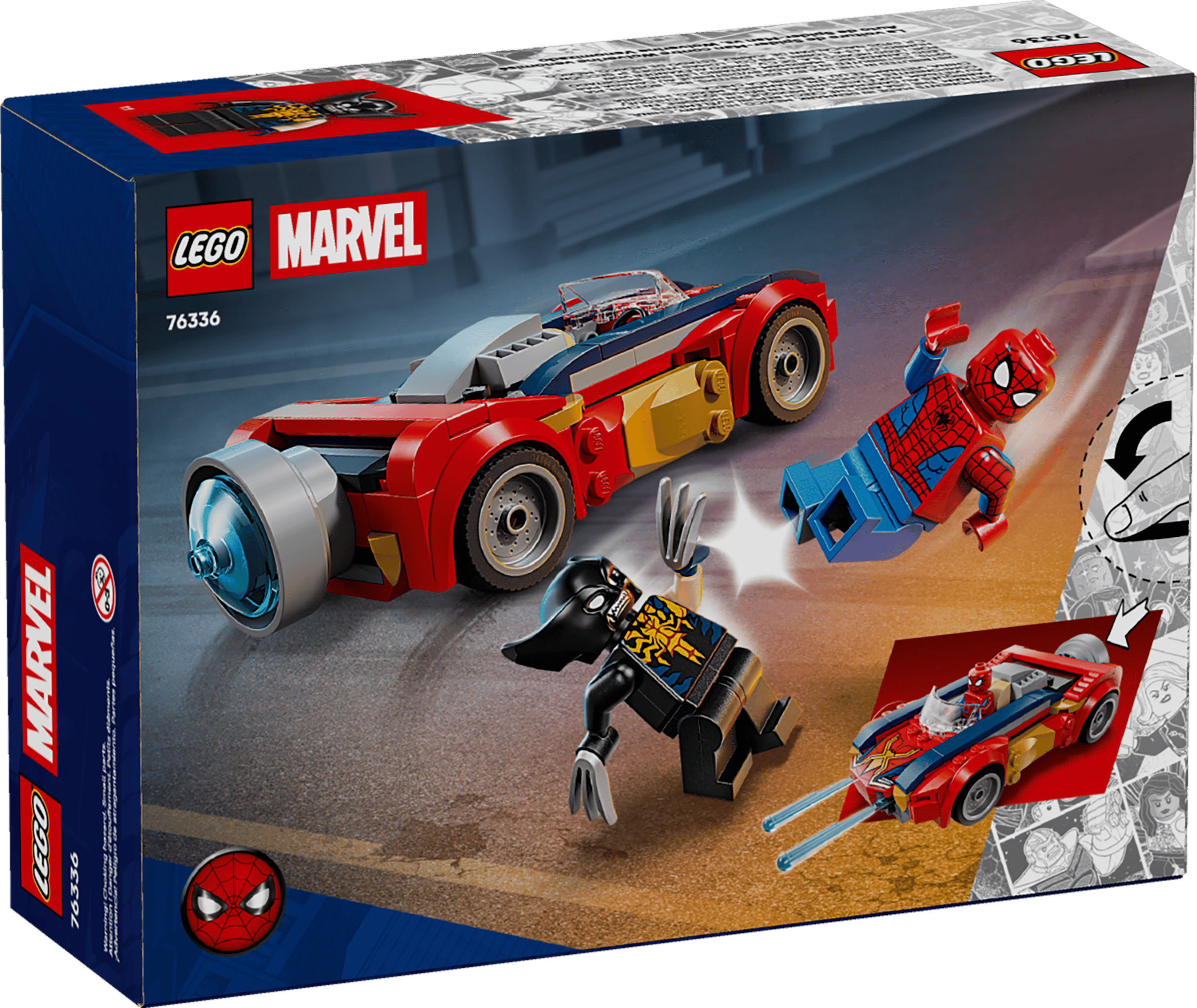 Lego Spider Man Car Vs Venomized Wolverine 76336