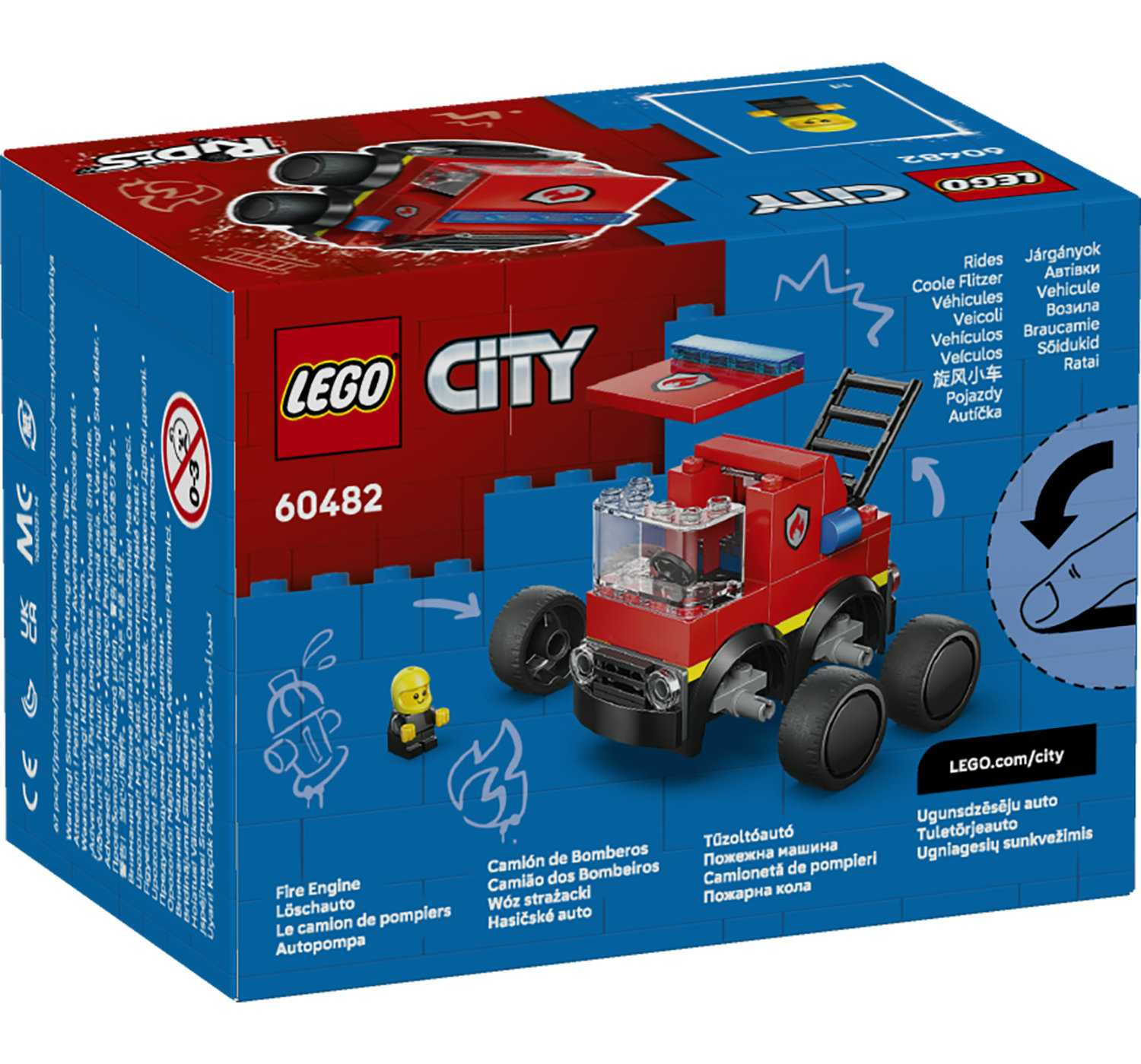 Lego Vožnje Vatrogasni Kamion 60482