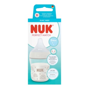 Boca NUK Perfect Match 120 mL staklo silikon S