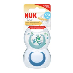 Duda NUK Star silikonska 2/2 Kom