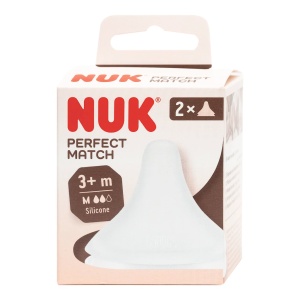 Sisač za bocu NUK Perfect Match silikon Vel. M 2/Pak