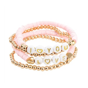 Set narukvica Great Pretenders Pink Love 84110