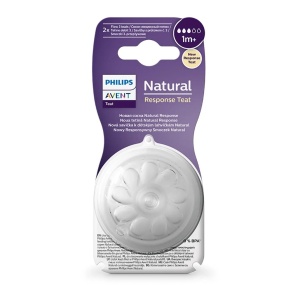 Silikonski Sisač Philips Avent Response Natural 3.0 3 Kapi  (1Mj+)
