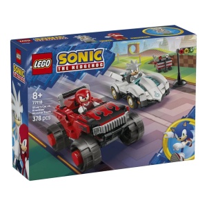 Kockice Lego sonic the Hedgehog Silvers Car Vs Knuckles Monster Truck 77118