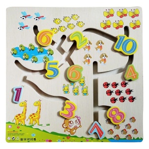 Drvena Edukativna Ploča s Brojevima 297139