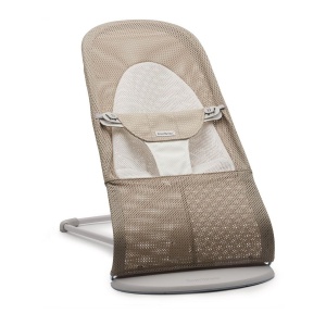 Ležaljka Babybjörn Balance Soft Mesh Gray Beige/White 005144 - Image 1