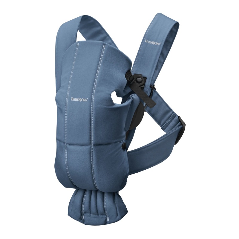 Babybjrn-Nosiljka-Mini-Woven-Vintage-Indigo-021174-Slika-1-20260320131132401755 Nosiljka Babybjörn Mini Woven Vintage Indigo 021174 - Image 1