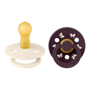 Duda Bibs Holiday Bow Ivory/Plum Veličina 1 11027102