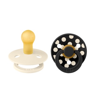 Duda Bibs Studio Colour Polka Black/Ivory Veličina 1 11034101