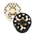 Duda Bibs Studio Colour Polka Black/Ivory Veličina 1 11034101 - Image 2