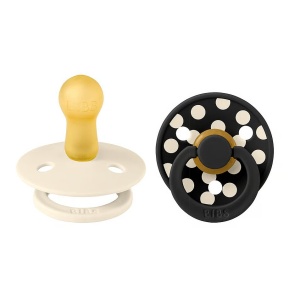 Duda Bibs Studio Colour Polka Black/Ivory Veličina 2 12034101