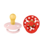 Duda Bibs Studio Colour Polka Candy Apple/Blossom Veličina 1 11034103 - Image 1