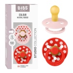 Duda Bibs Studio Colour Polka Candy Apple/Blossom Veličina 1 11034103 - Image 3