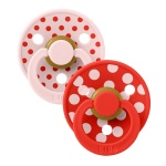 Duda Bibs Studio Colour Polka Candy Apple/Blossom Veličina 2 12034103 - Image 2