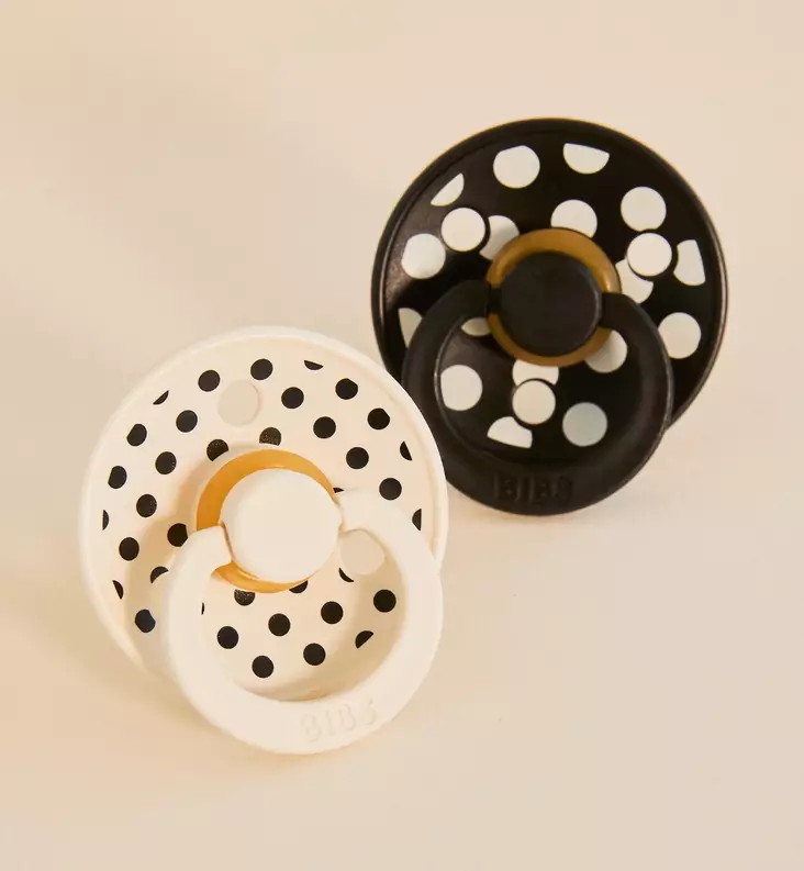 Bibs Studio Colour Polka Black/Ivory Veličina 2 12034101