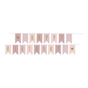 Zastava Jabadabado Happy Birthday Pink A3217 - Image 1