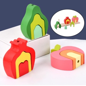 Outlet: Igračka drvena montessori voćke