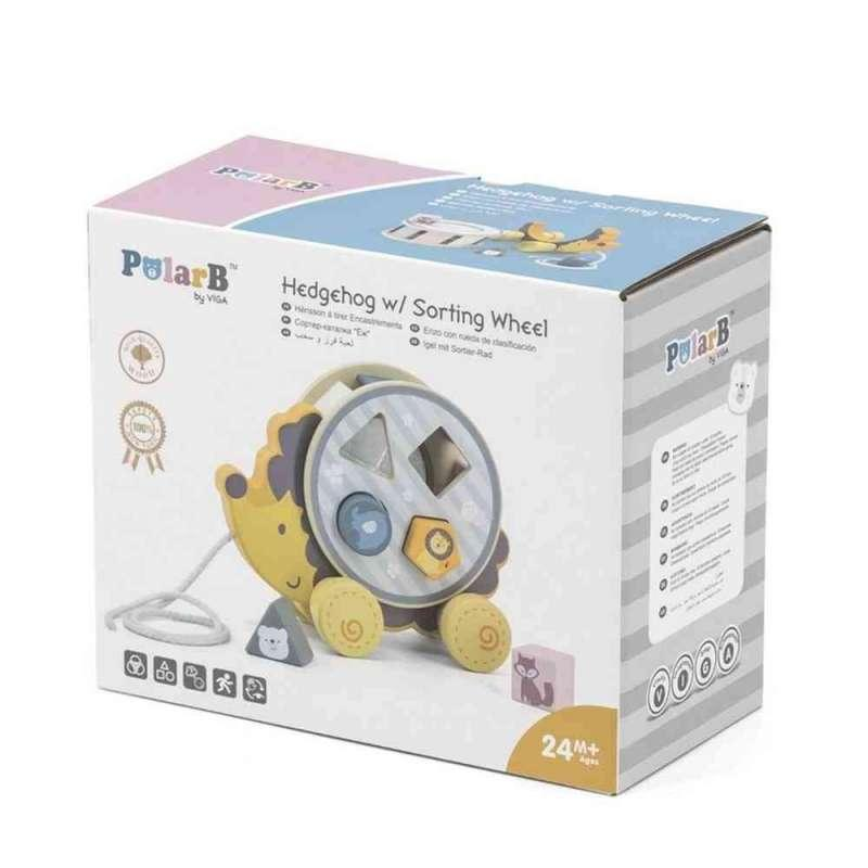 44025 Drvena Igračka Jež Sa Oblicima