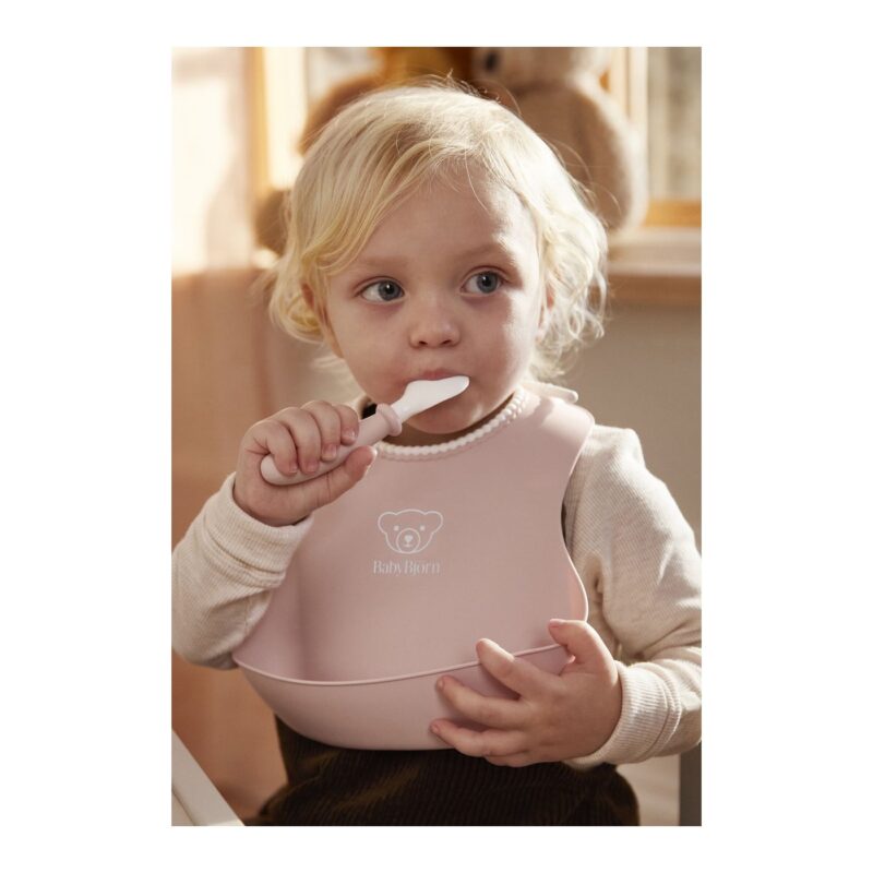 Siperak Babybjörn Baby Bib Powder Pink 046364 - Image 1