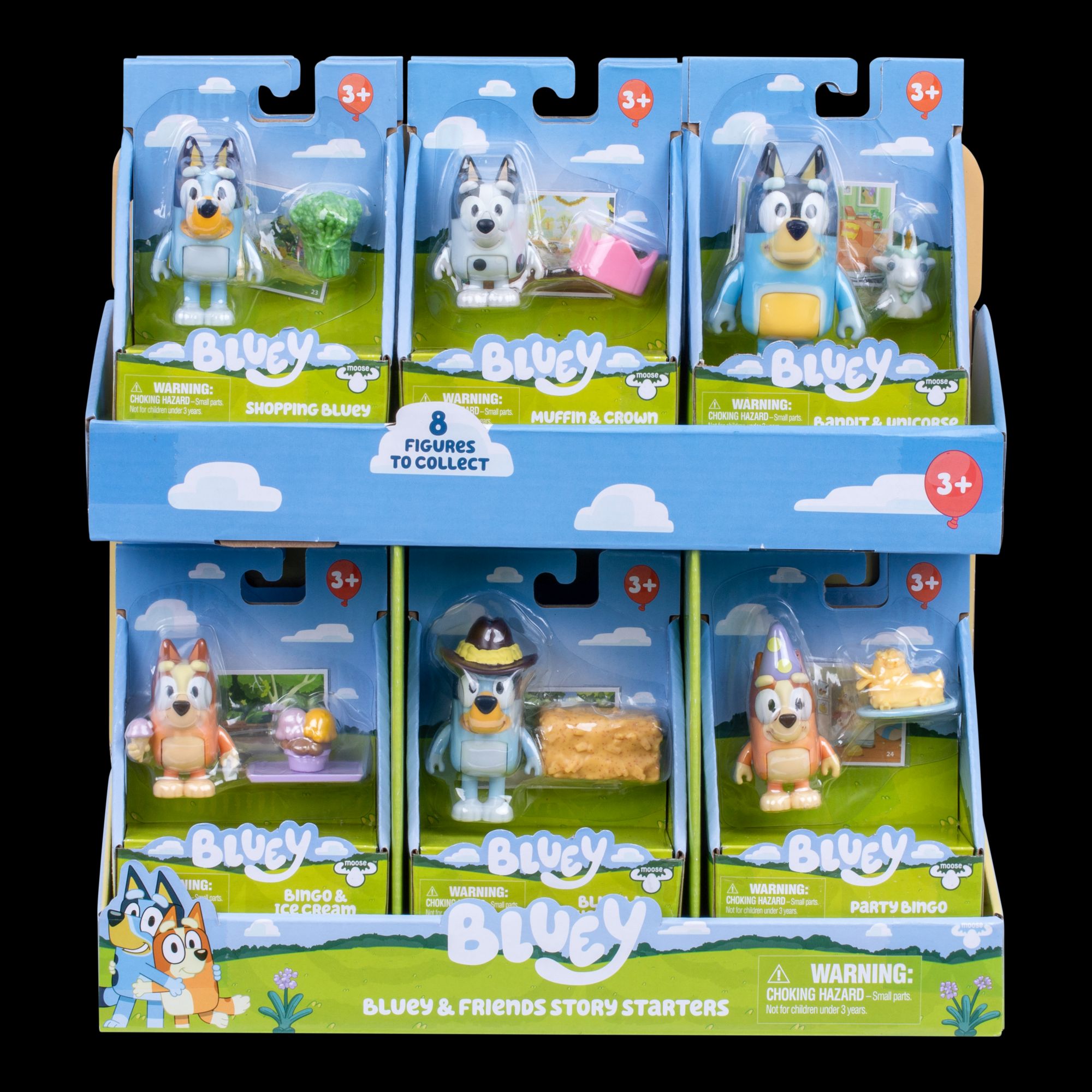 Bluey S11 Story Starter Pk Cdu Figura Set ME18040