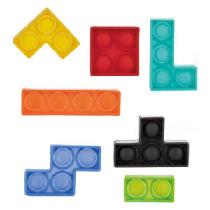 Bubble Pops Fidget Falling Blocks 16pc (game) 35344A - Image 1